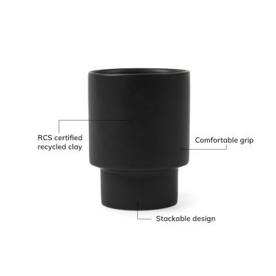 Стакан VINGA Nagano pure из керамики RCS, 300 мл-5