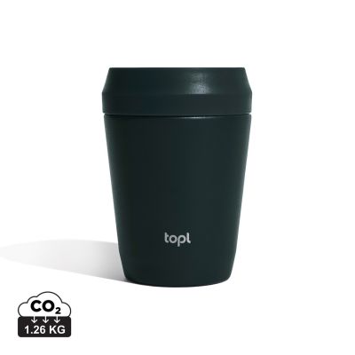 Термостакан Topl из переработанной стали с крышкой 360°, 235 мл-4