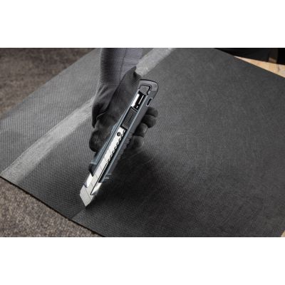 Строительный нож из переработанного пластика RCS с линейкой на корпусе-4