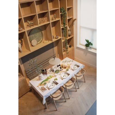 Графин Ukiyo из боросиликатного стекла с бамбуковой крышкой 1,2 л-4