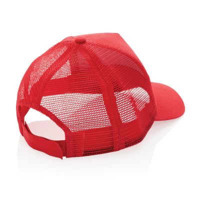 Бейсболка Impact c сеткой из переработанного хлопка AWARE™, 5 клиньев, 190 г-4