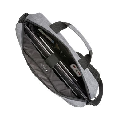 Сумка для ноутбука Swiss Peak с RFID-защитой из rPET AWARE™, 15,6’’-3