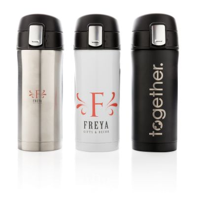 Термокружка Easy Lock из переработанной нержавеющей стали RCS, 300 мл-10