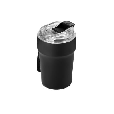 Термокружка вакуумная Монако (Monaco), черная-6