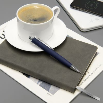Шариковая ручка Смарт (Smart) с чипом передачи информации NFC, синяя-7