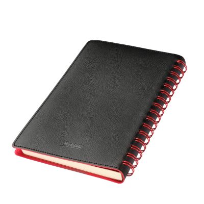Ежедневник Vista недатированный, черный/красный-5