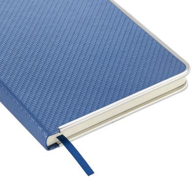 Ежедневник Carbon недатированный, синий-5