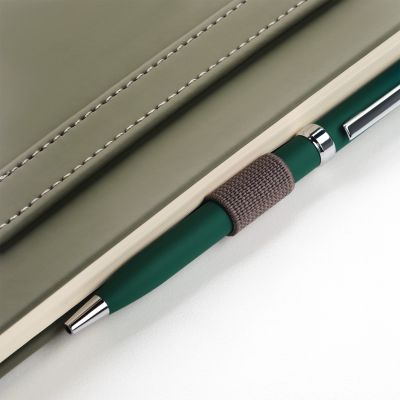 Ежедневник Alpha недатированный, серый/бирюзовый-13