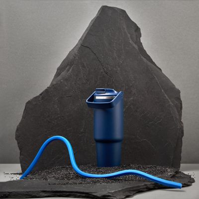 Термокружка вакуумная Montana, синяя-13