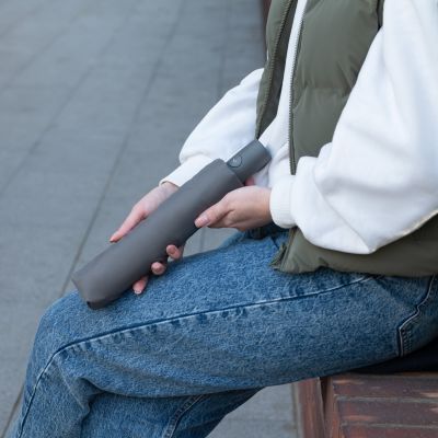 Зонт складной Atlanta, серый-10