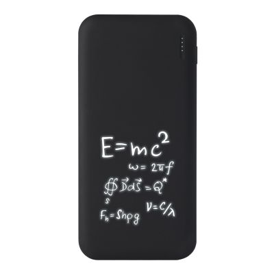 Внешний аккумулятор с подсветкой Люче (Luce) 10000 mAh, черный-8