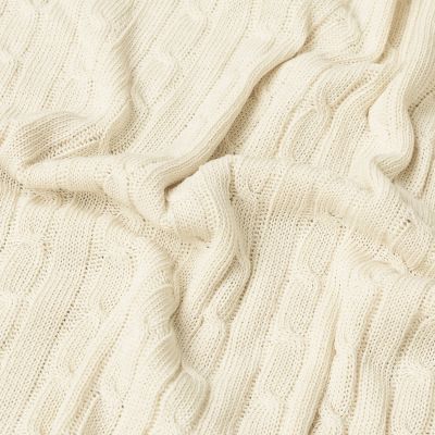 Плед Fado вязаный, бежевый (без подарочной коробки)-2