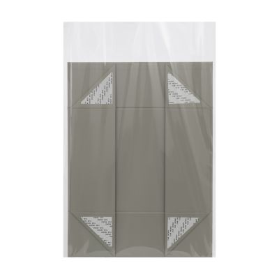 Подарочная коробка-трансформер средняя, серая-5