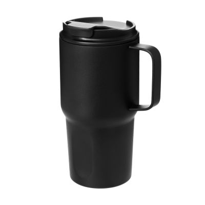 Термокружка вакуумная Aventura, черная-4