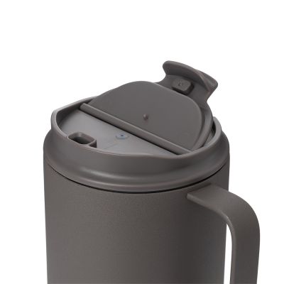 Термокружка вакуумная Авентура (Aventura), серая-6