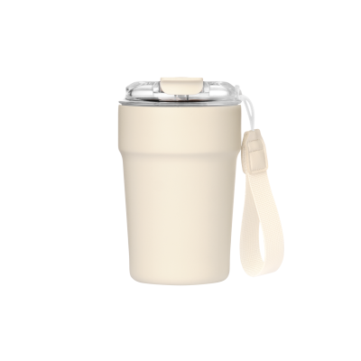 Термокружка вакуумная Монако (Monaco), бежевый-0