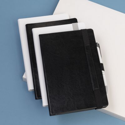 Ежедневник Galaxy недатированный, жесткая обложка, срез голограф. фольга, черный-8