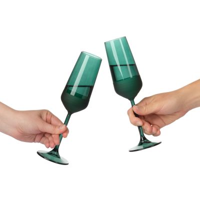 Бокал для шампанского Эмеральд (Emerald), зеленый-6