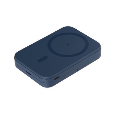 Внешний аккумулятор Union PD 10000mAh с функцией беспроводной зарядки 15W, синий-0