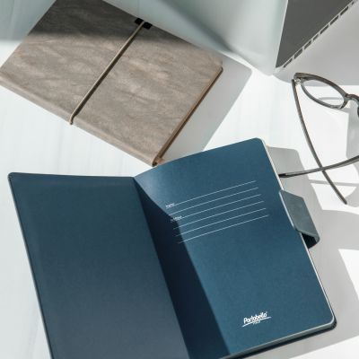Ежедневник Portobello Trend, Ritz, недатированный, синий, твердая обложка, срез-фольга/темно-синий-8