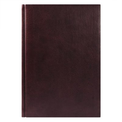 Ежедневник недатированный Vegas 145х205 мм, без календаря, бордовый-0