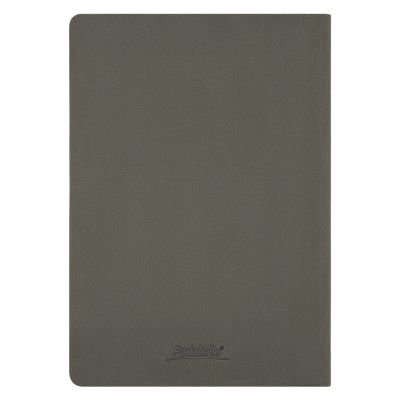 Ежедневник Latte soft touch недатированный, серый/красный-5