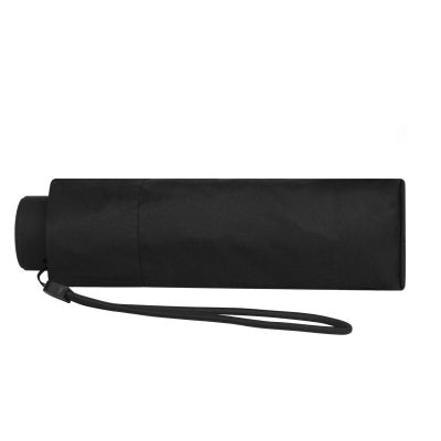 Зонт складной Solana, черный-4