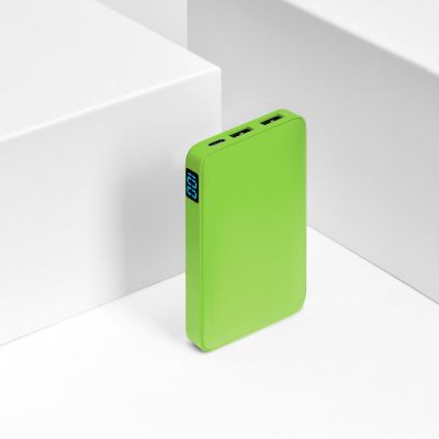 Внешний аккумулятор с подсветкой Анкор (Ancor) 5000 mAh, салатовый-8