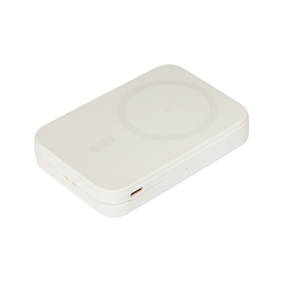 Внешний аккумулятор Union PD 10000mAh с функцией беспроводной зарядки 15W, белый-0