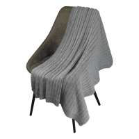 Плед Fado вязаный, серый в подарочной коробке