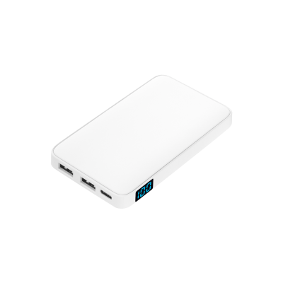 Внешний аккумулятор с подсветкой Анкор (Ancor) 5000 mAh, белый-0