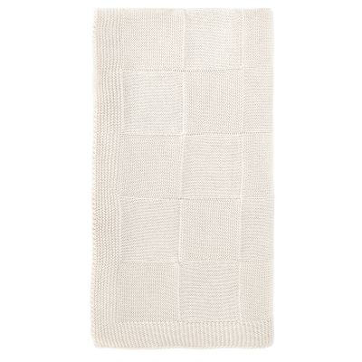 Плед Cella вязаный, бежевый (без подарочной коробки)-1