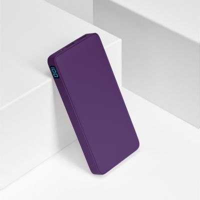 Внешний аккумулятор с подсветкой Анкор Плюс PD (Ancor PD Plus) 10000 mAh, фиолетовый-8