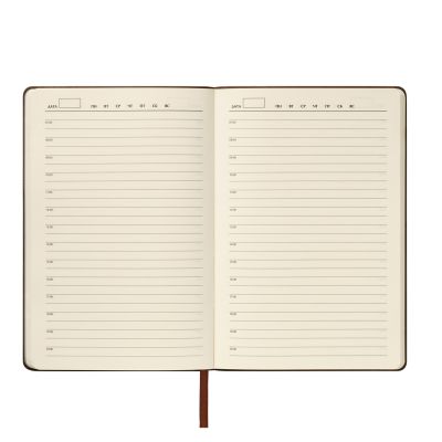 Ежедневник Teolo недатированный, коричневый-10