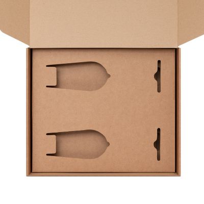 Доп. ложемент под 2 бокала для шампанского (для рифленого стекла) в универсальную коробку (арт. 21006.020)-0