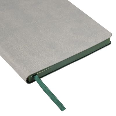 Ежедневник Latte NEW недатированный, серый/зеленый-7