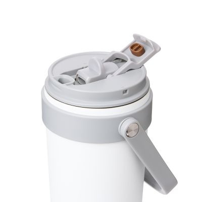 Термокружка вакуумная Соло (Solo), белая-5