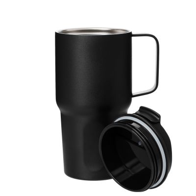 Термокружка вакуумная Aventura, черная-3