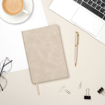 Ежедневник Verona недатированный, бежевый-11