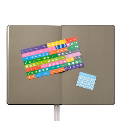 Ежедневник Tweed недатированный, серый-10