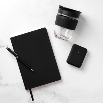 Ежедневник Спарк (Spark) недатированный, черный (без упаковки, без стикера)-10