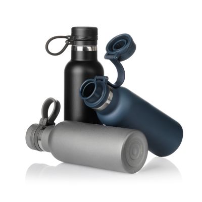 Термобутылка вакуумная герметичная Modena, серая-11