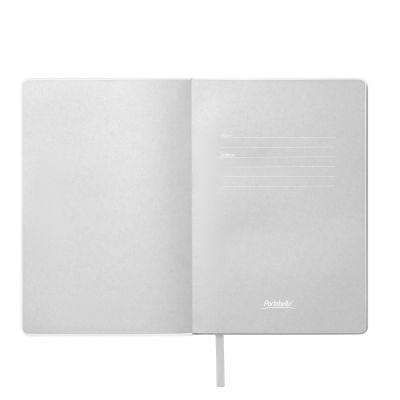 Ежедневник Galaxy недатированный, гибкая обложка, срез голограф. фольга, белый-7