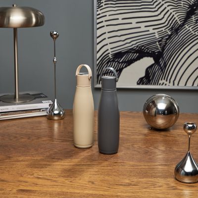 Термобутылка вакуумная герметичная Bosca, бежевая-8