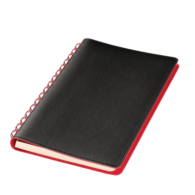 Ежедневник Виста (Vista) недатированный, черный/красный-2