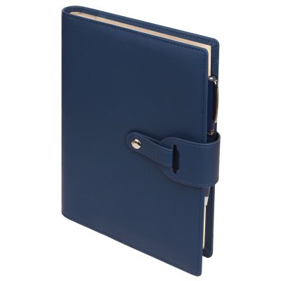 Ежедневник-портфолио Passage недатированный в подарочной коробке, синий-5