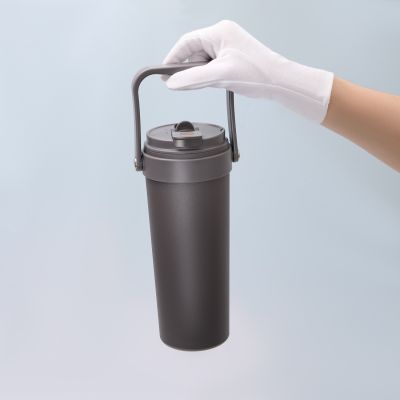 Термокружка вакуумная Соло (Solo), серая-9