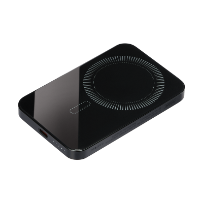 Внешний аккумулятор Артекс PD (Artex PD) 5000mAh с функцией беспроводной зарядки 15W, черный-0