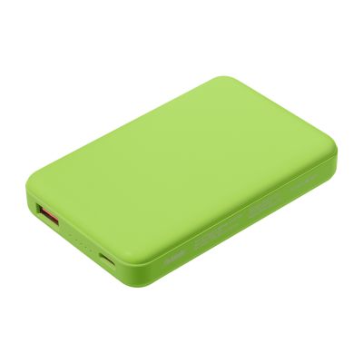 Внешний аккумулятор Ларго PD (Largo PD) 5000mAh с функцией беспроводной зарядки 15W, салатовый-2