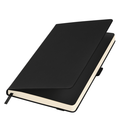 Ежедневник Альфа (Alpha) недатированный, черный/черный-0